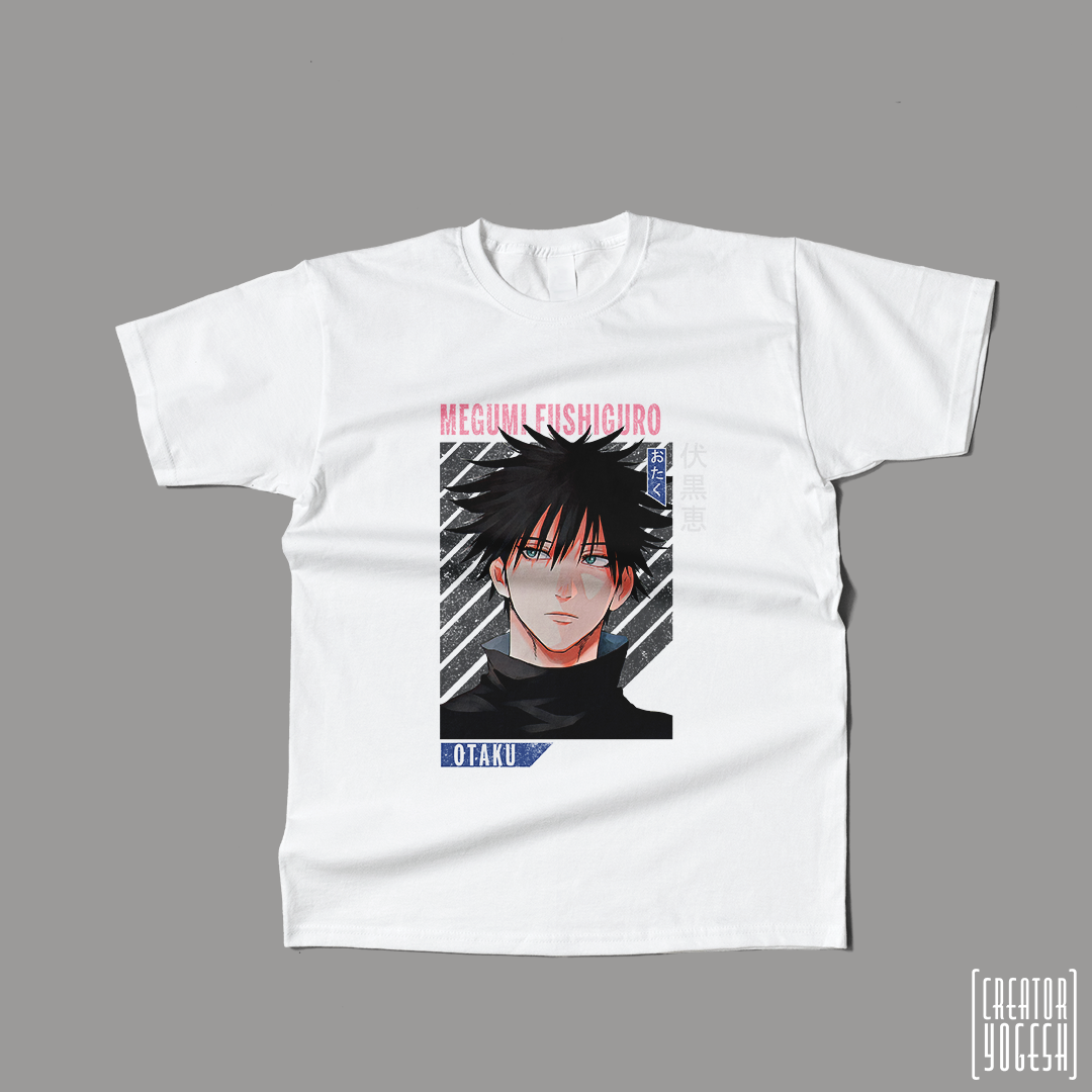 Megumi Fushiguro unisex Regular Fit Short Sleeve T Shirt