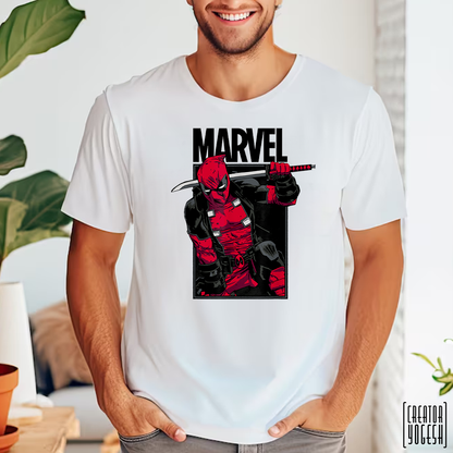 Marvel Deadpool unisex Regular Fit Short Sleeve T Shirt