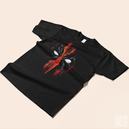 Deadpool Face unisex Regular Fit Short Sleeve T Shirt