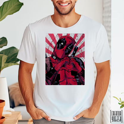 Deadpool Love unisex Regular Fit Short Sleeve T Shirt