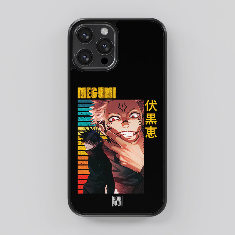 Megumi Fushiguro  with sukuna - Jujutsu Kaisen Phone Glass Case