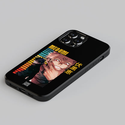 Megumi Fushiguro  with sukuna - Jujutsu Kaisen Phone Glass Case