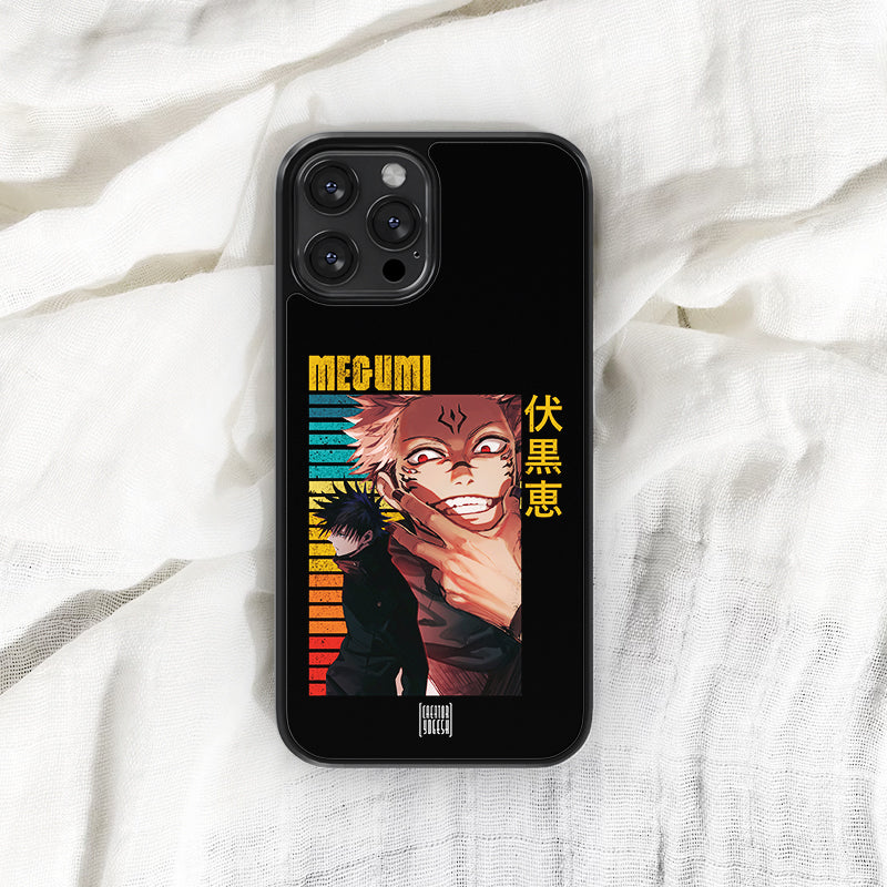 Megumi Fushiguro  with sukuna - Jujutsu Kaisen Phone Glass Case