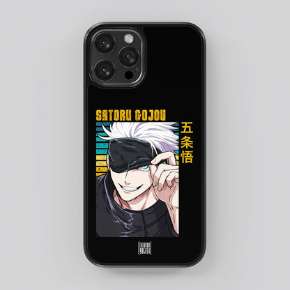 Satoru Gojo with domain eye- Jujutsu Kaisen Phone Glass Case