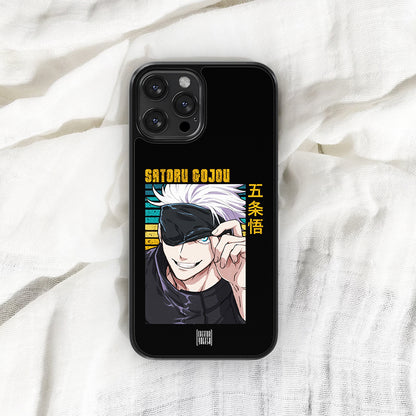 Satoru Gojo with domain eye- Jujutsu Kaisen Phone Glass Case