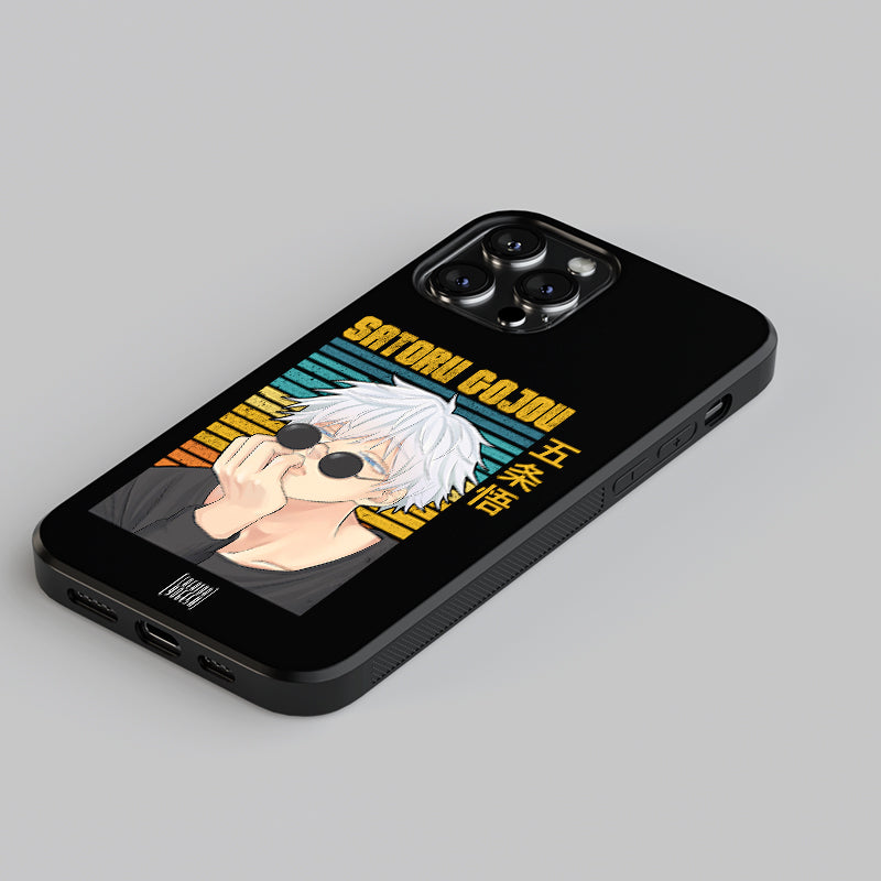 Satoru Gojou with sunglasses - Jujutsu Kaisen Phone Glass Case