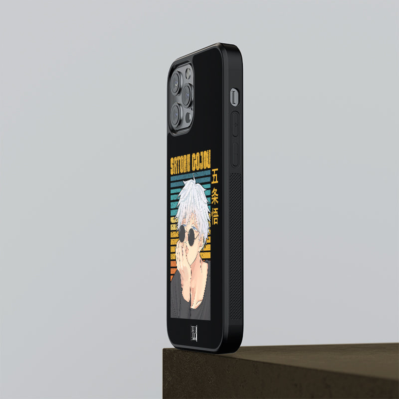 Satoru Gojou with sunglasses - Jujutsu Kaisen Phone Glass Case