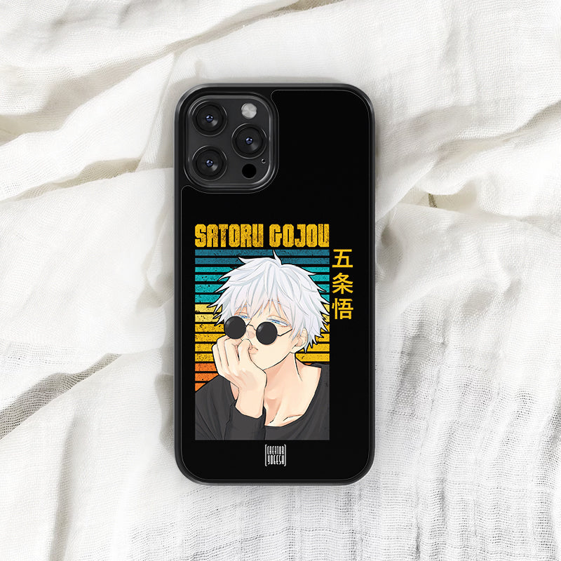 Satoru Gojou with sunglasses - Jujutsu Kaisen Phone Glass Case