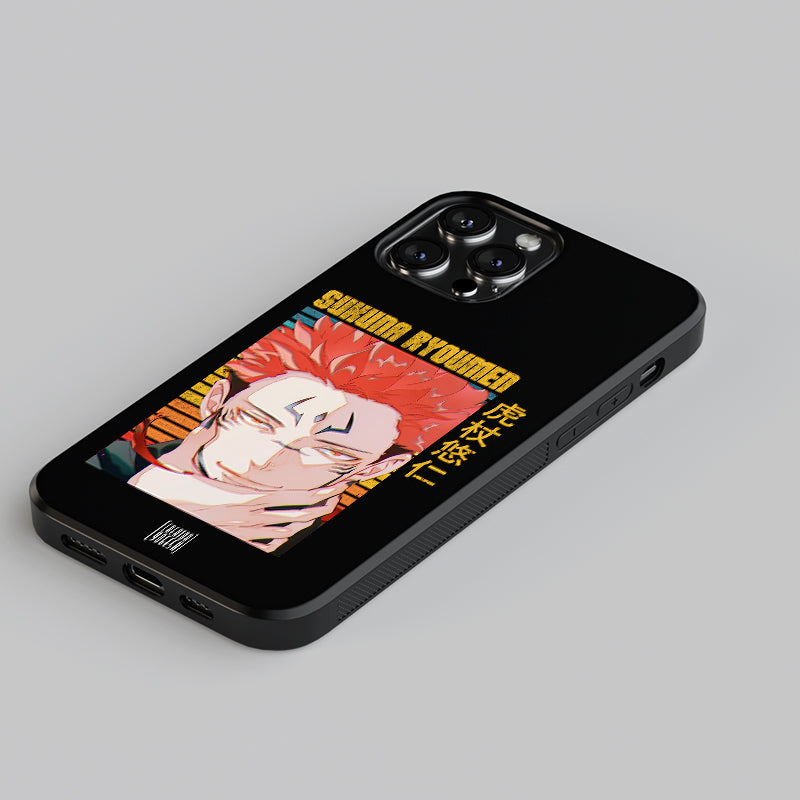 Happy Sukuna Ryoumen Full power - Jujutsu Kaisen Phone Glass Case