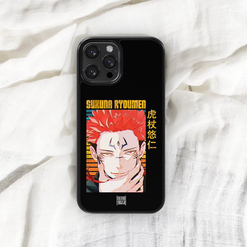 Happy Sukuna Ryoumen Full power - Jujutsu Kaisen Phone Glass Case