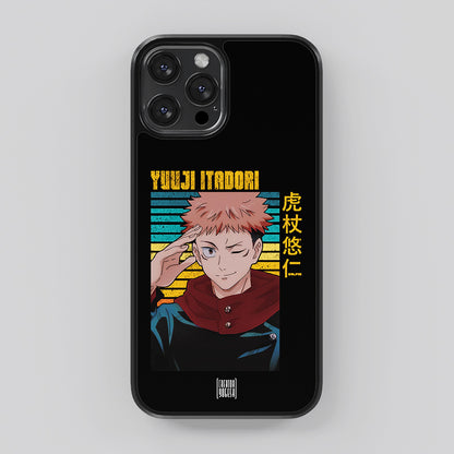 Happy Yuuji Itadori - Jujutsu Kaisen Phone Glass Case