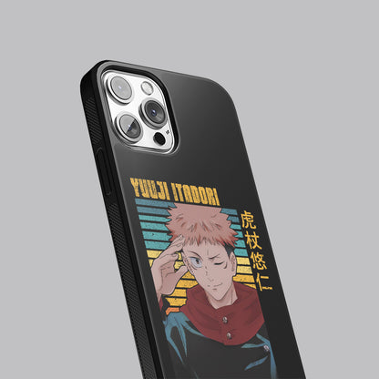 Happy Yuuji Itadori - Jujutsu Kaisen Phone Glass Case