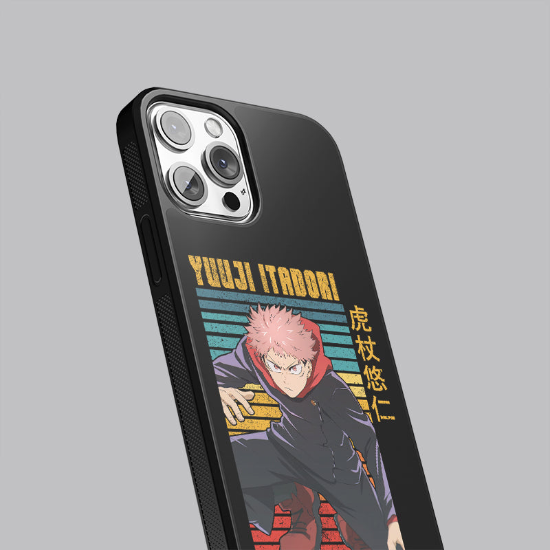 Yuuji Itadori in Action - Jujutsu Kaisen Phone Glass Case