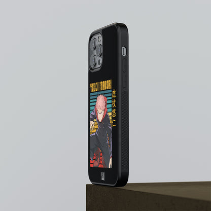 Yuuji Itadori in Action - Jujutsu Kaisen Phone Glass Case