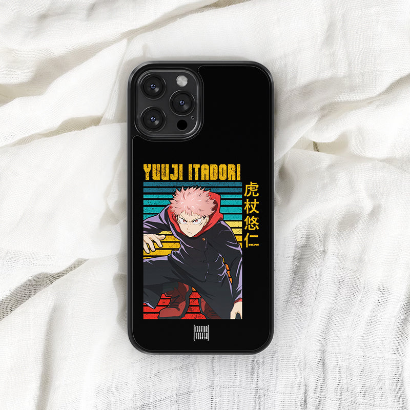 Yuuji Itadori in Action - Jujutsu Kaisen Phone Glass Case