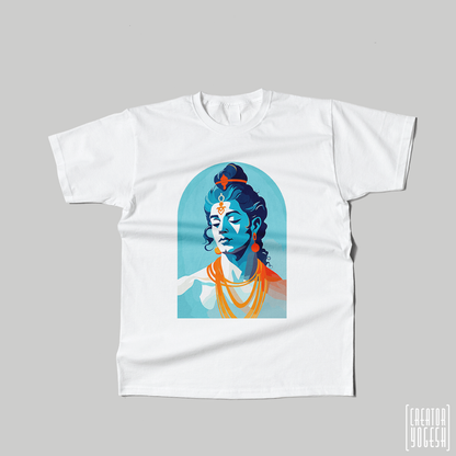 Shree Ram unisex Regular Fit Short Sleeve T Shirt