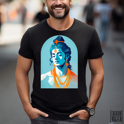 Shree Ram unisex Regular Fit Short Sleeve T Shirt