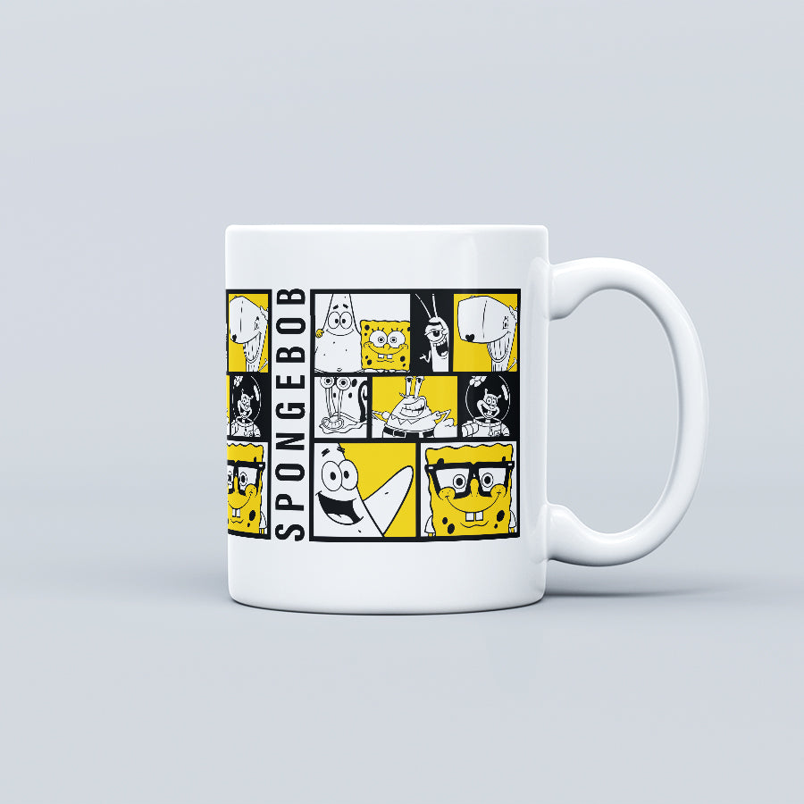 SpongeBob White Ceramic Coffee Mug