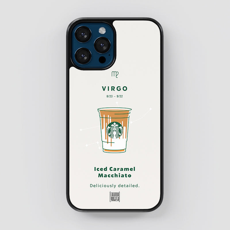 Virgo Zodiac sign Starbucks - Designer Phone Glass Case