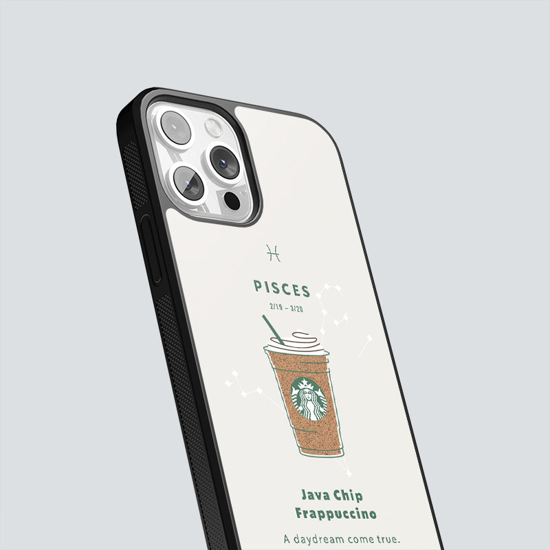 Pisces Zodiac sign Starbucks - Designer Phone Glass Case