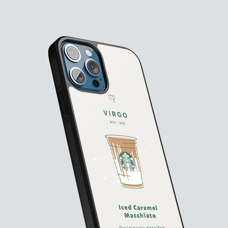 Virgo Zodiac sign Starbucks - Designer Phone Glass Case