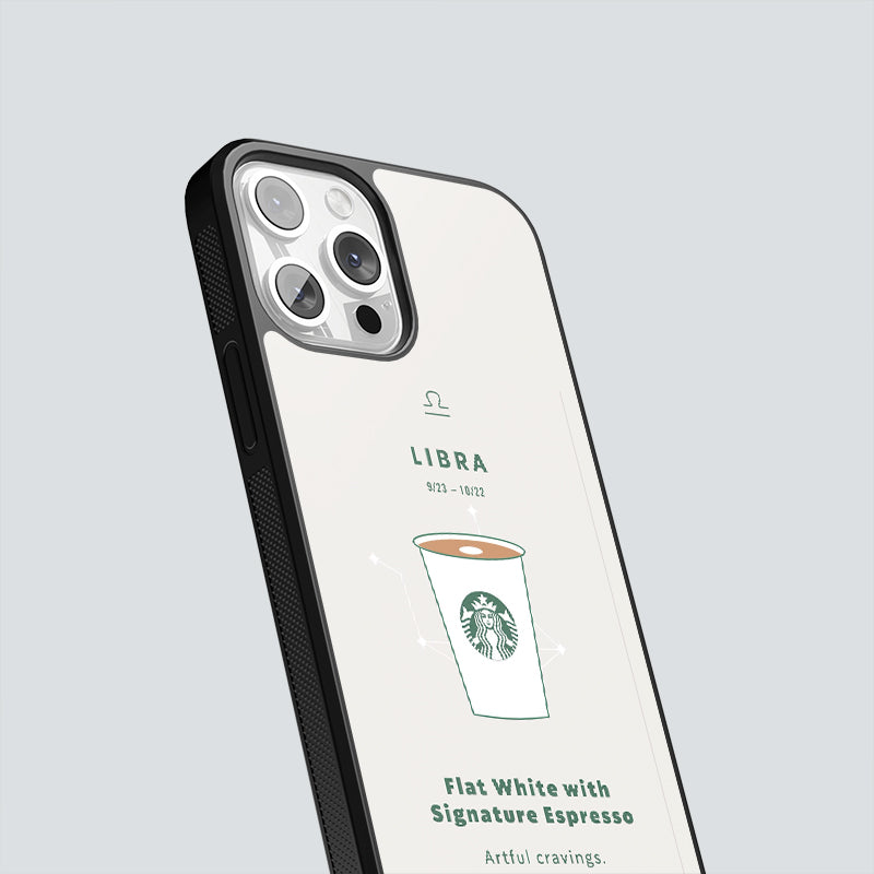 Libra Zodiac sign Starbucks - Designer Phone Glass Case