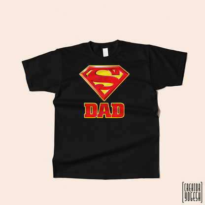 Super Dad unisex Regular Fit Short Sleeve T Shirt