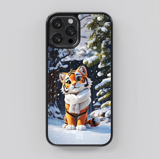 AI Generated Tiger - Designer Phone Glass Case