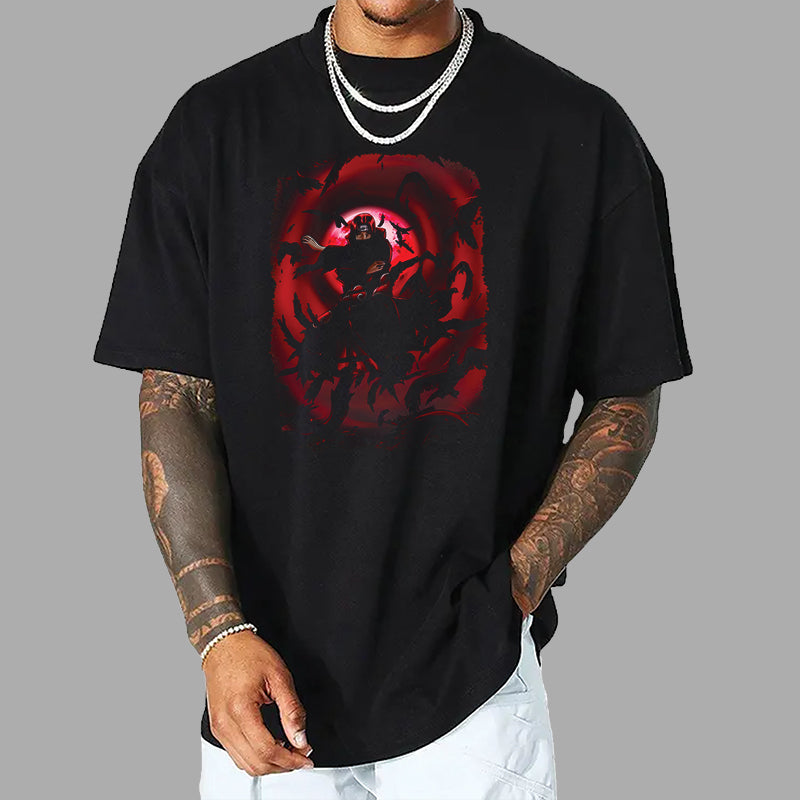 Itachi Uchiha tsukuyomi unisex Regular Fit Short Sleeve T Shirt