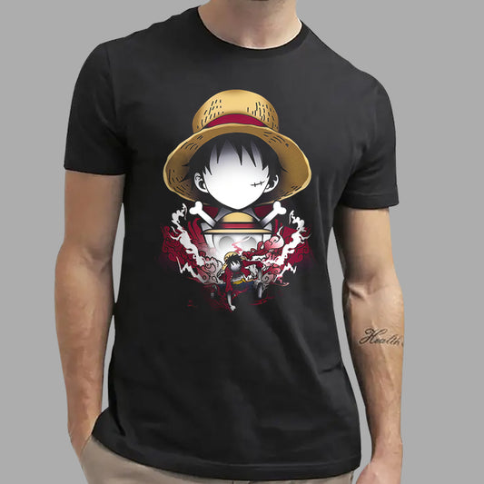 Luffy Angry unisex Regular Fit Short Sleeve T Shirt